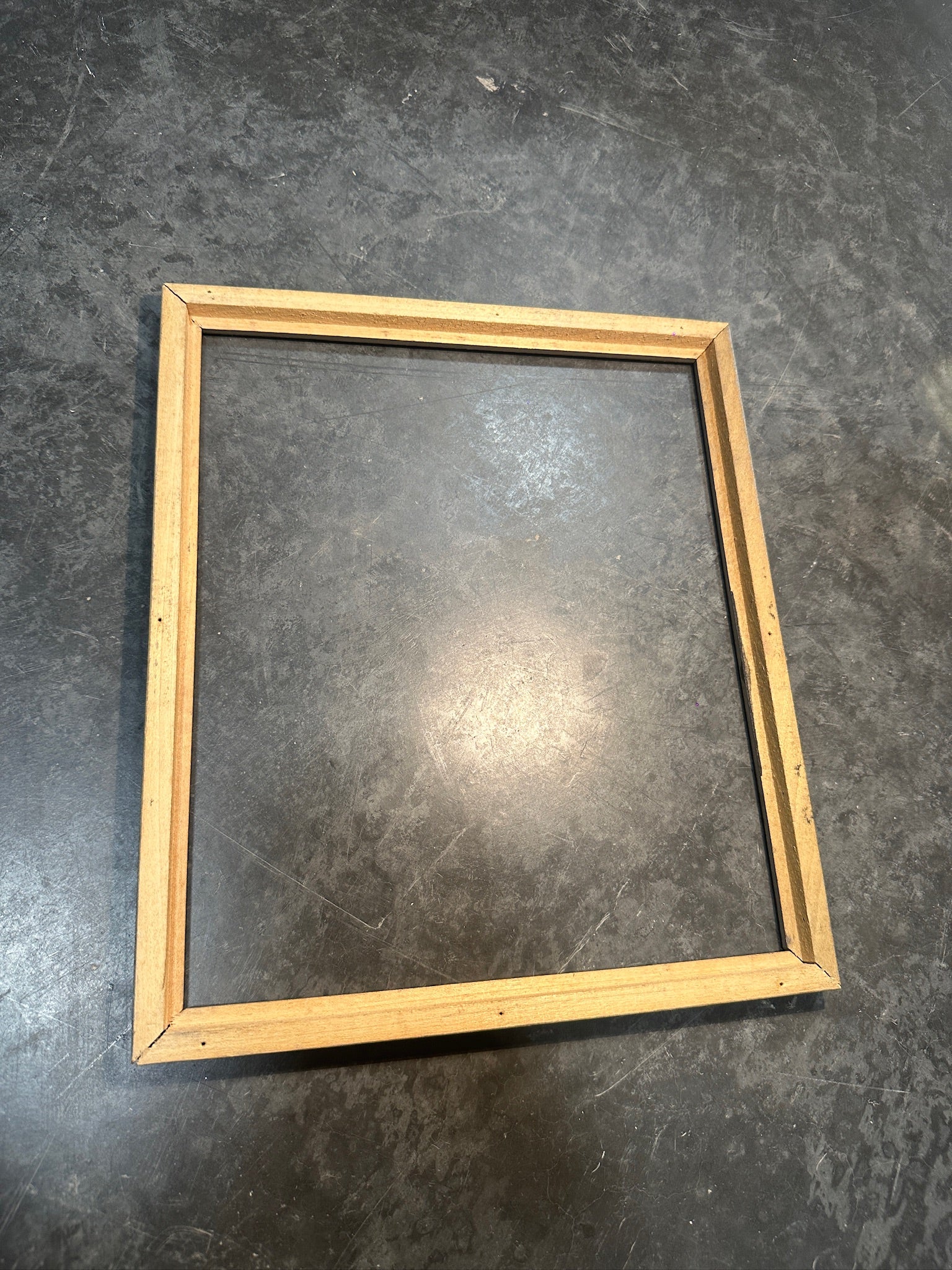 Mid Century Picture Frame, c. 1930s–1950s Ornate Silver Vintage Frame