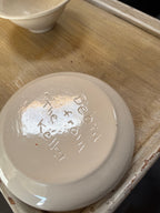 Vintage Signed Cream Glaze Studio Pottery Bowl, Circa 1960s–1970s