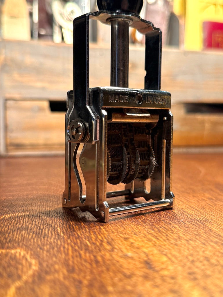 c.1940s Eagle Zephyr No. 7½ Rotary Date Stamp – Made in USA