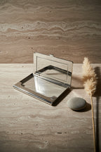 Vintage Silver-Tone Metal Card Case c. 1950s-1970s