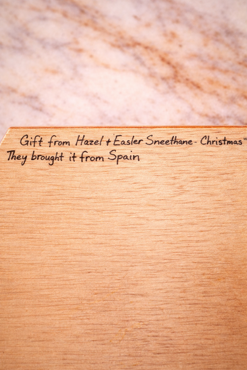 Vintage Spanish Marquetry Coaster / Trivet c. 1992