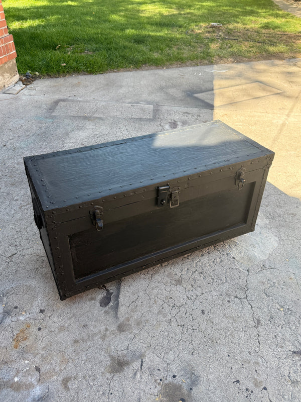 Walter Hinchman Refinished Antique Tool Chest on Casters, c. 1910–1935