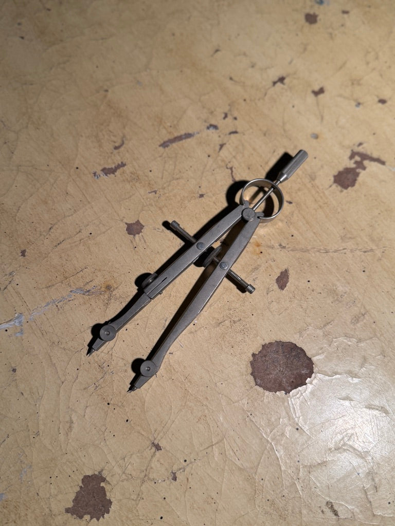 Vintage German Drafting Bow Compass c. Early-Mid 20th Century