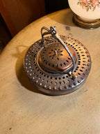 Vintage Collapsible Hanging Candle Lantern, c. 1930s–1950s