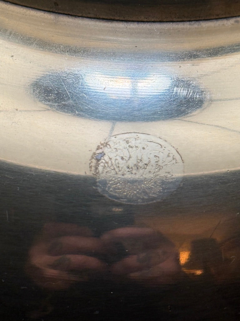 Mid-Century Stiffel Brass Table Lamp c.1960 – Polished Spun Brass Baluster Base with Parchment Shade