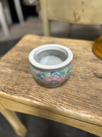 Chinese Export Peony Porcelain Miniature Cachepot, c. 1970s–1980s