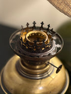 C. 1900–1930 English Brass Oil Lamp With Kosmos-Brenner Burner