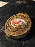 Pair of Antique Gilt Classical Medallion Wall Plaques, c. 1890s–1920s