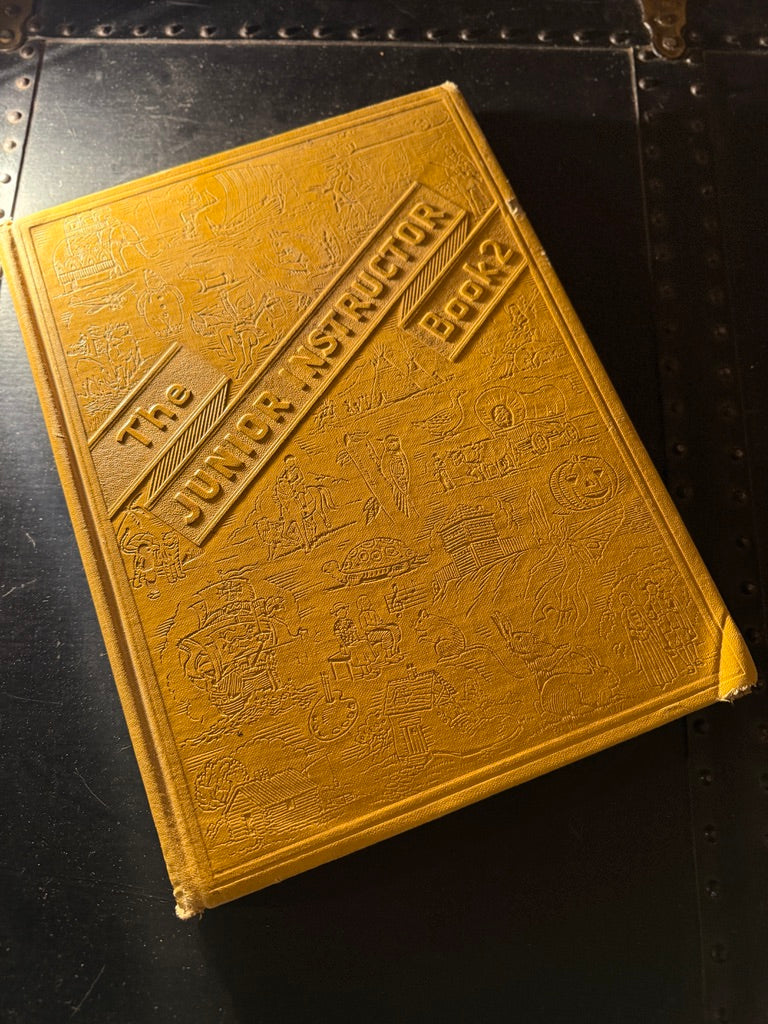 1943 The Junior Instructor Book One & Two Vintage Children’s Book