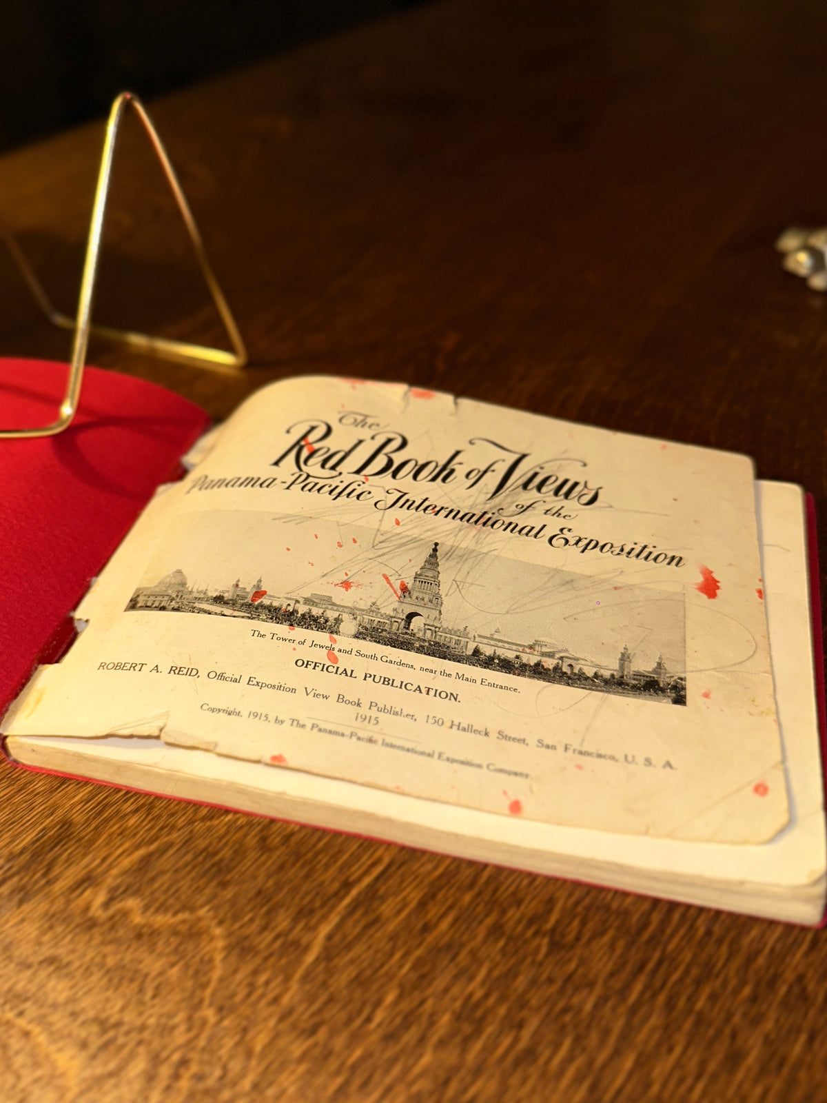 1915 Panama-Pacific International Exposition View Book | “The Red Book of Views” | San Francisco