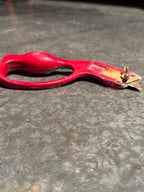 Vintage AJC Guardian Angle Roofing Knife, Red Paint, c. 1965–1990