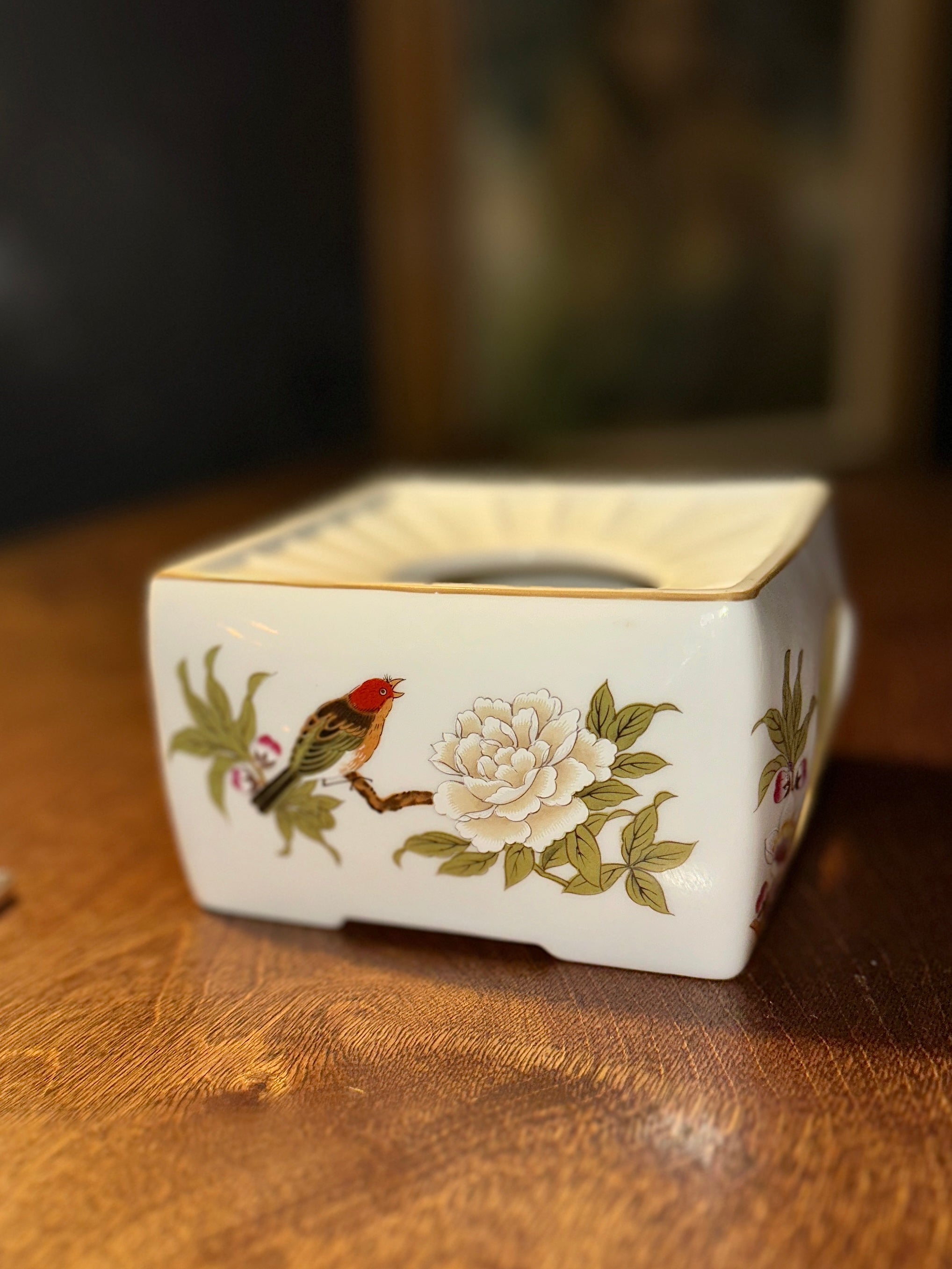 Mid-Century Stafford Porcelain Warming Stand, Japan