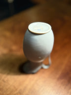 Hand-Painted Porcelain Creamer with Scalloped Spout & Gold Trim, c. 1930–1945
