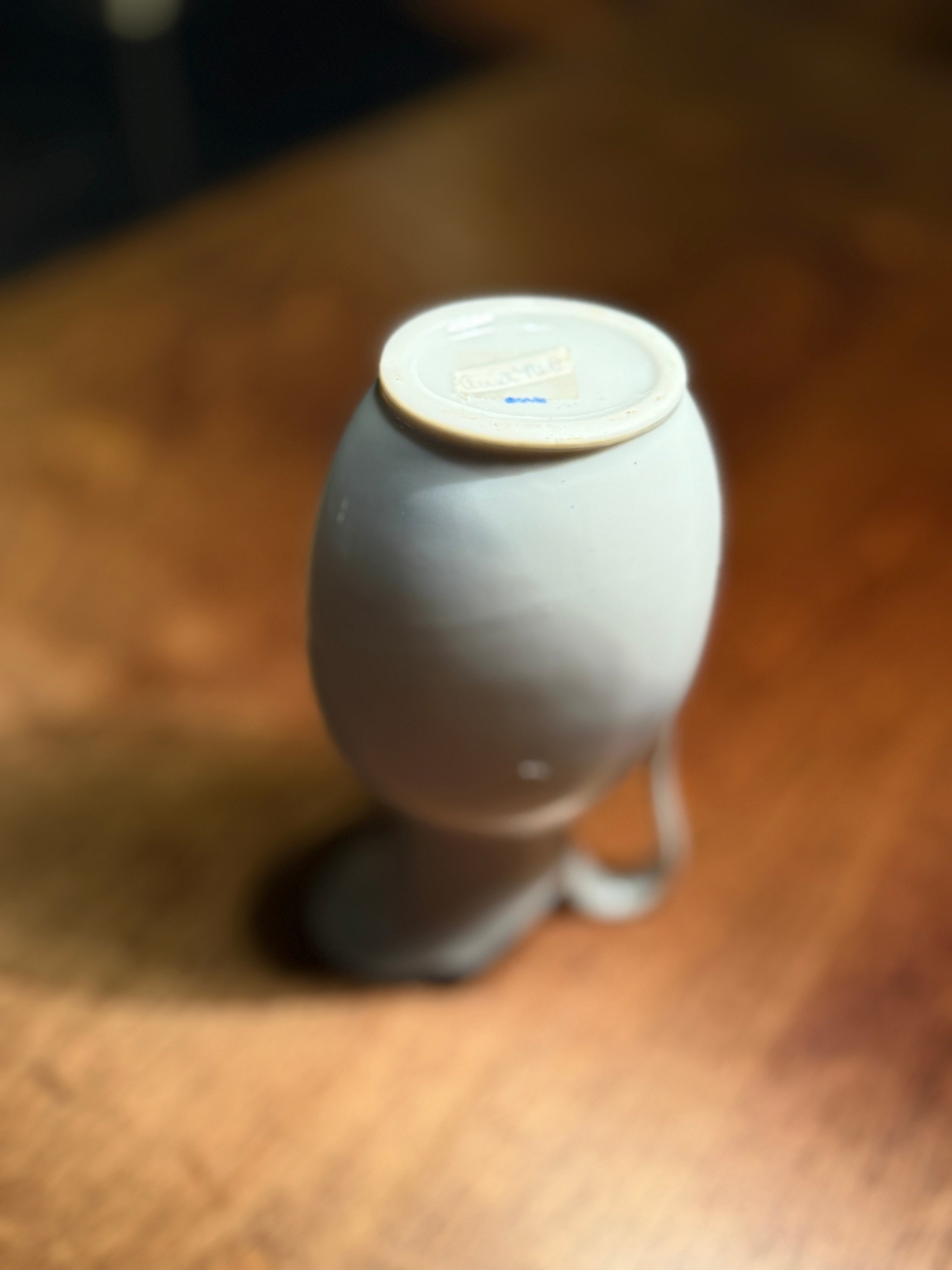 Hand-Painted Porcelain Creamer with Scalloped Spout & Gold Trim, c. 1930–1945