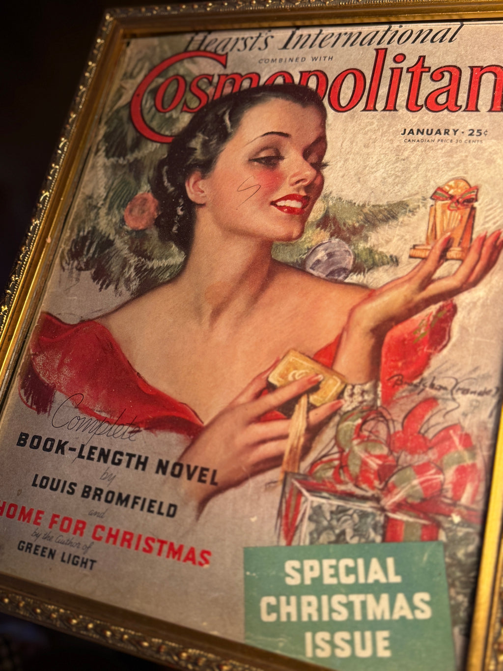 Hearst’s International–Cosmopolitan January Special Christmas Issue  Framed (c. 1930s–1940s)