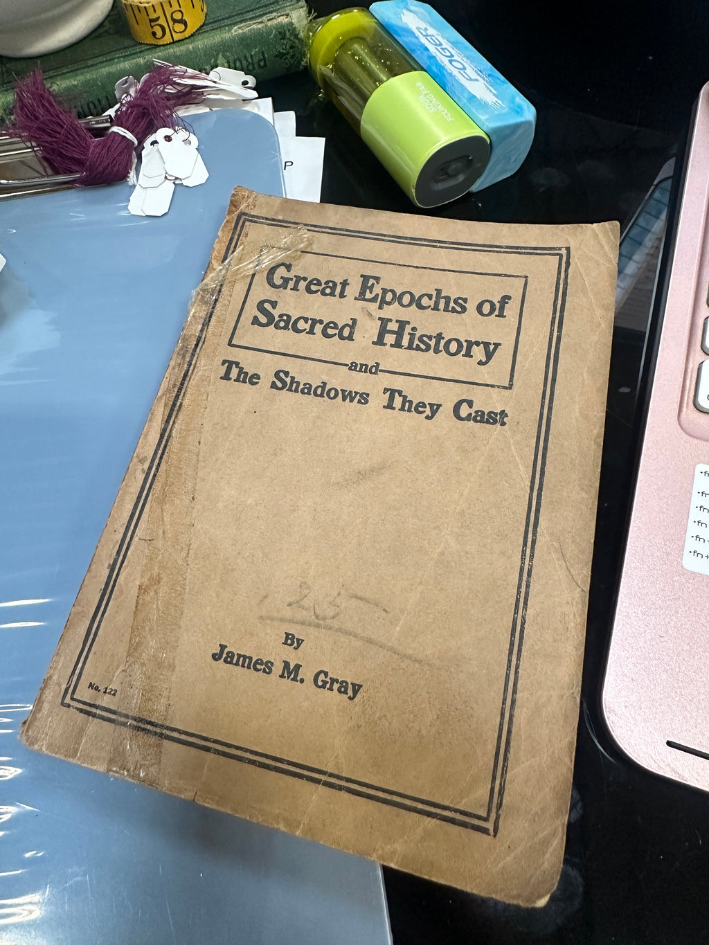Antique 1910 Great Epochs of Sacred History by James M. Gray, Moody Bible Institute Paperback No. 122