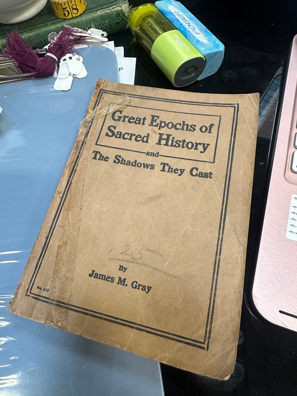 Antique 1910 Great Epochs of Sacred History by James M. Gray, Moody Bible Institute Paperback No. 122