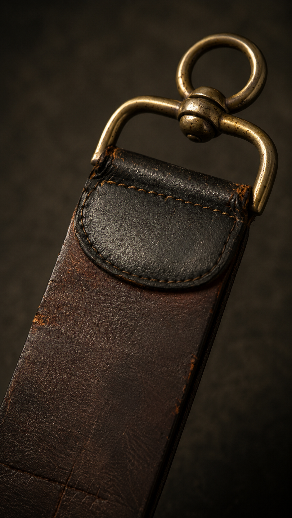 Vintage Lakeside No. 3354 Genuine Horsehide Leather Razor Strop, c. 1930s