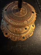 Vintage Toledo Spain Brass Cocktail Skewer Holder 1960s