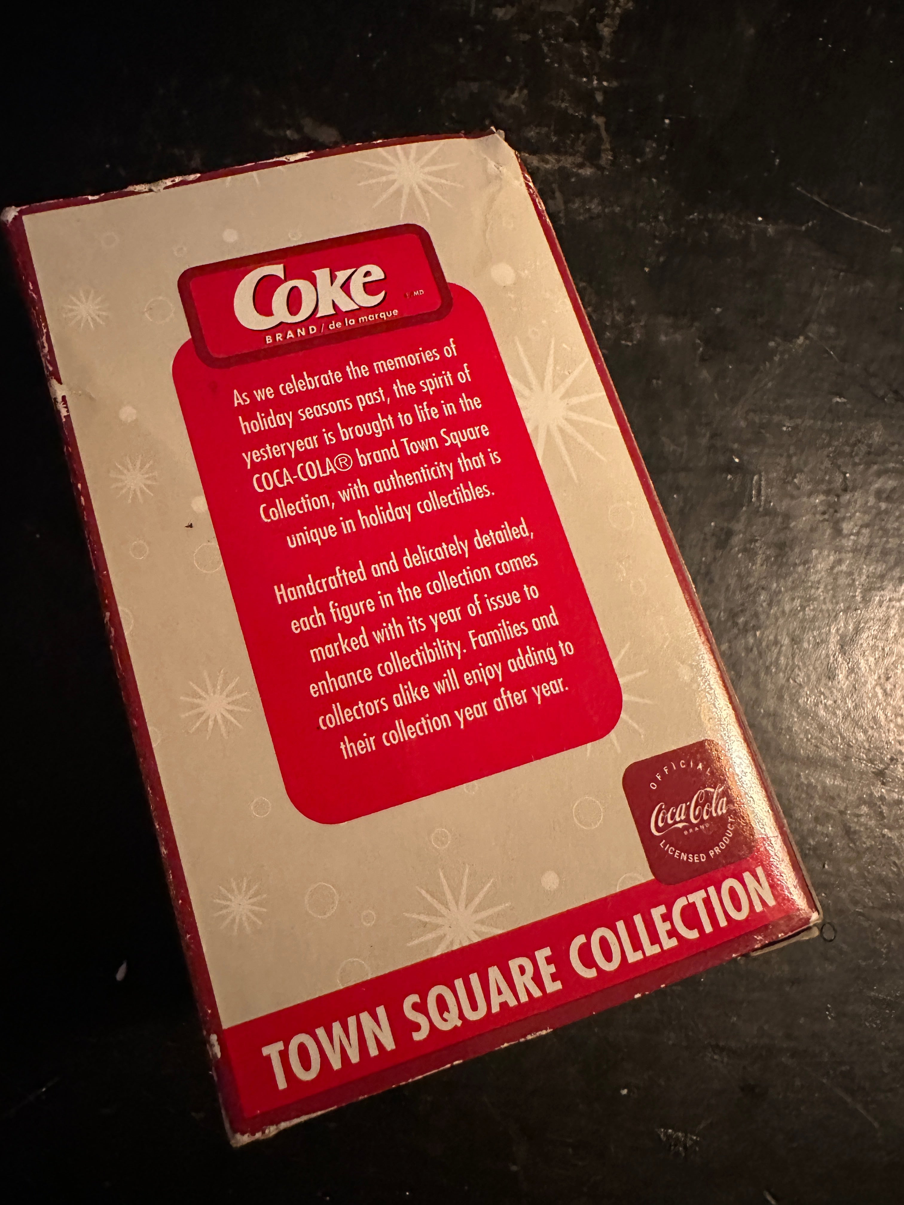 Vintage Coca-Cola Town Square Collection Holiday Figurine