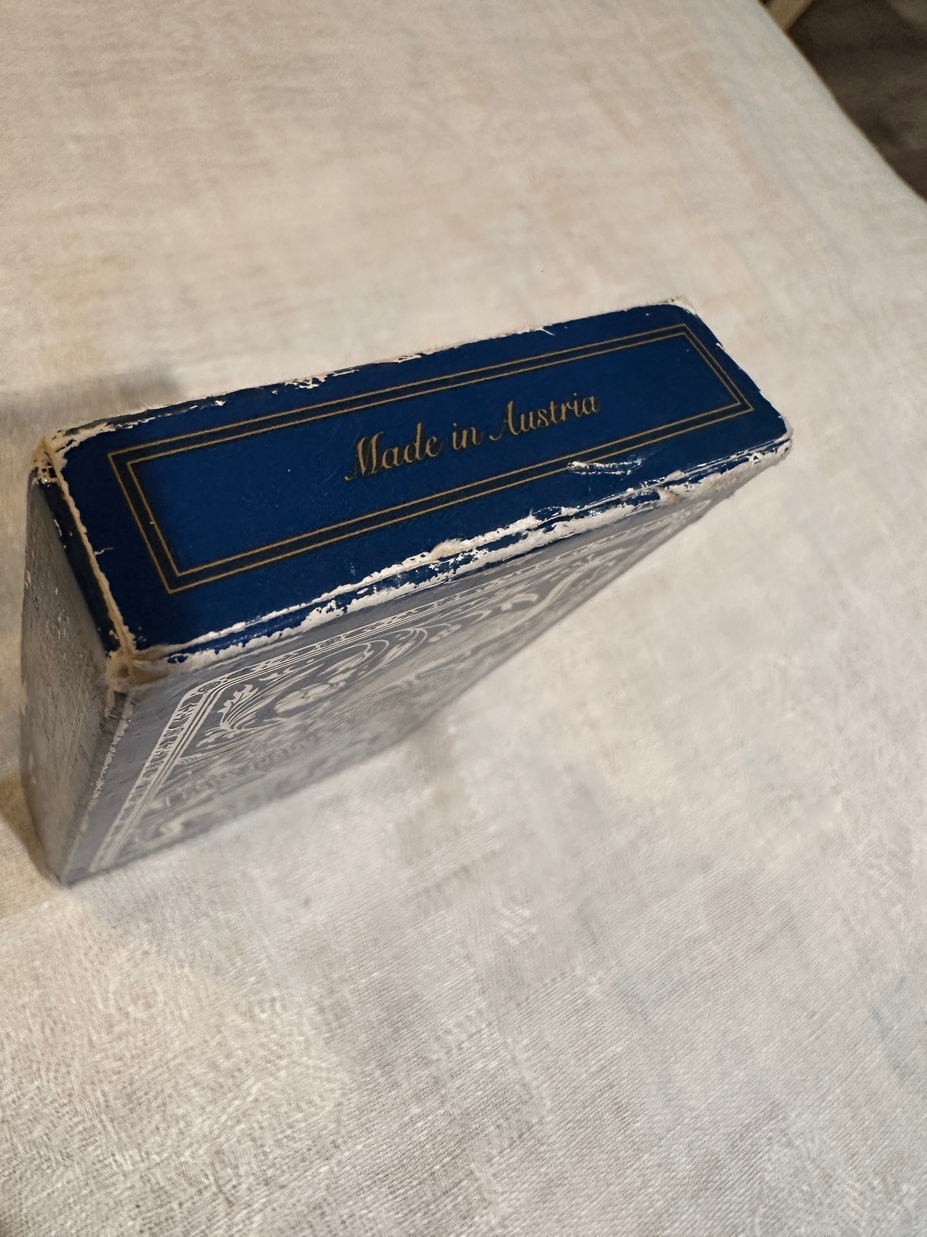 Vintage Ferd. Piatnik & Söhne Peacock Playing Cards, Made in Austria, c. 1970s
