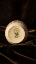 Antique Hand-Painted Porcelain Demitasse Cup by W. J. C. Dulany Co., Baltimore, c. 1900–1920s