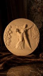 1977 Italian Madama Butterfly Puccini Wall Plaque | Limited Edition La Scala Opera Commemorative Plate