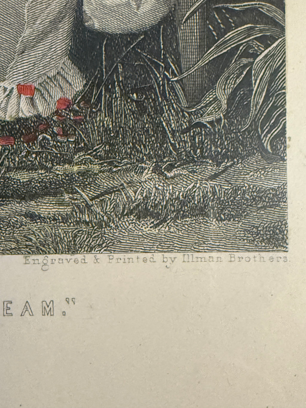 “Love’s Young Dream” — after Jane M. Bowkett Engraved &amp; Printed by Illman Brothers (Philadelphia), c. 1865–1890