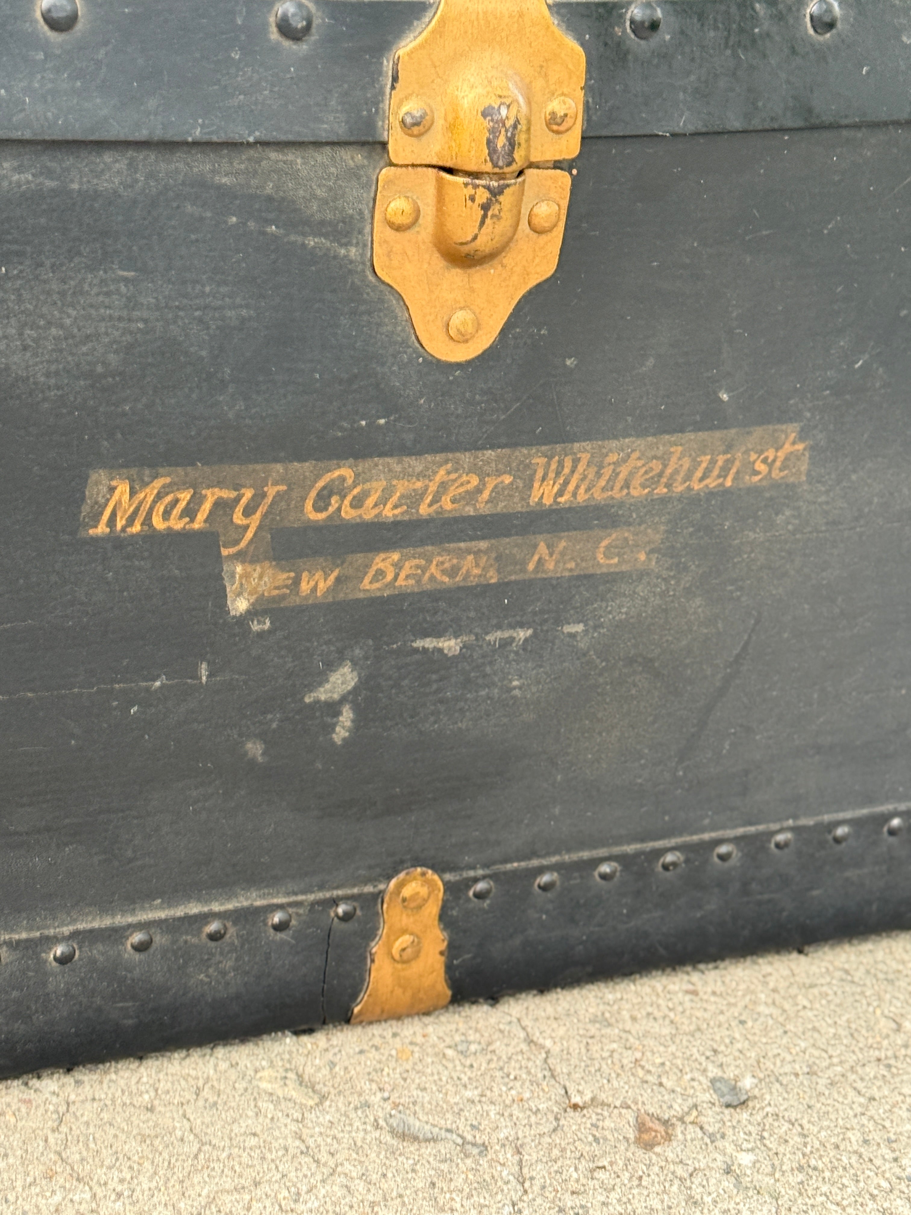 1920s Sewardrobe Steamer Trunk | Mary Carter Whitehurst, New Bern, N.C.