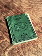 American Illustrated Pronouncing Pocket Dictionary, Published 1870