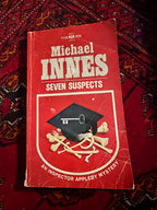 Michael Innes, Seven Suspects, Berkley Medallion Paperback F1158, the First Inspector Appleby Mystery, 1965