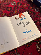 Dr. Seuss Fox in Socks Hardcover, c. 1965–1969 Beginner Books Club Edition