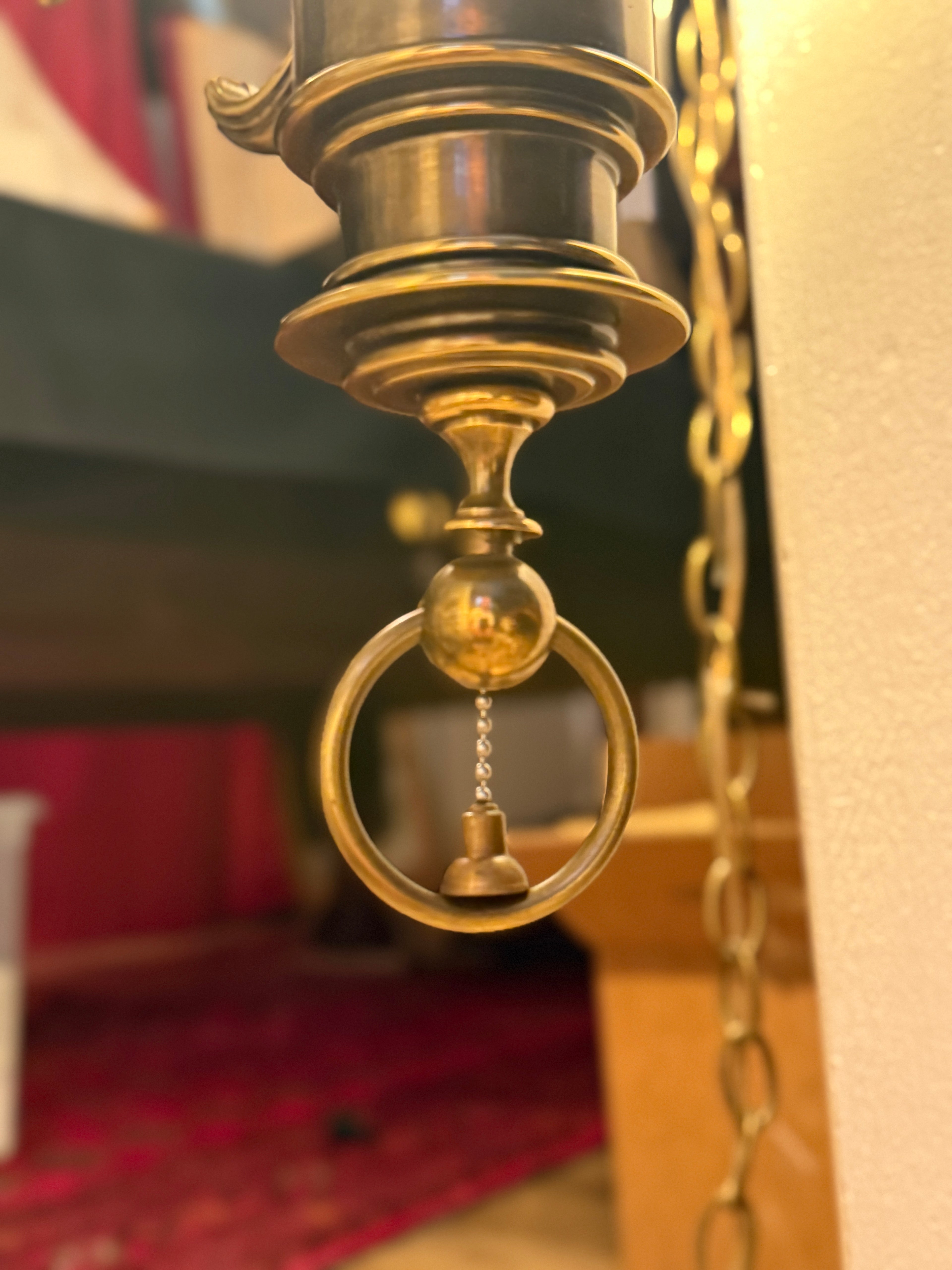 American Colonial Revival Pendant Light c.1920s–1930s
