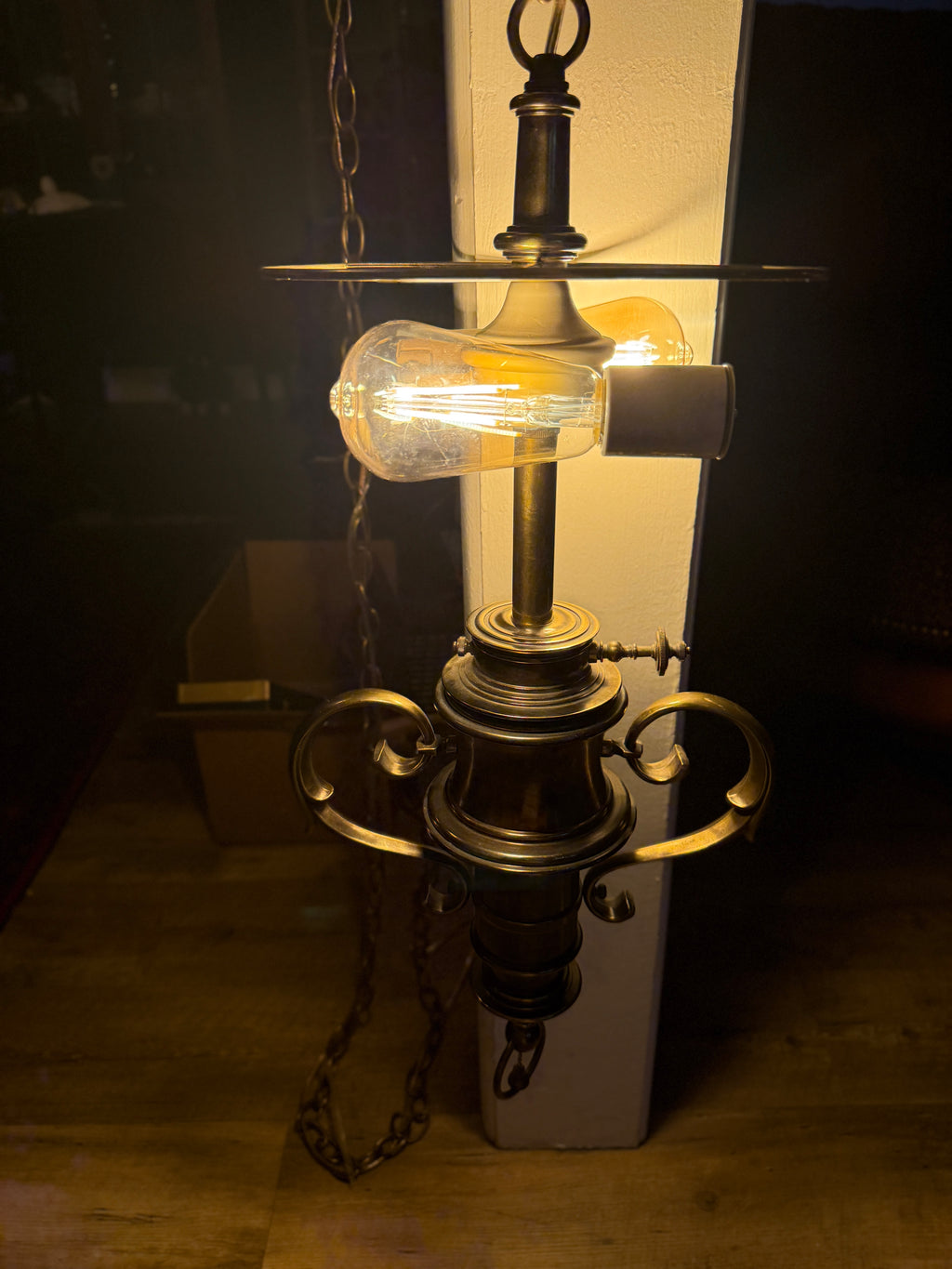 American Colonial Revival Pendant Light c.1920s–1930s