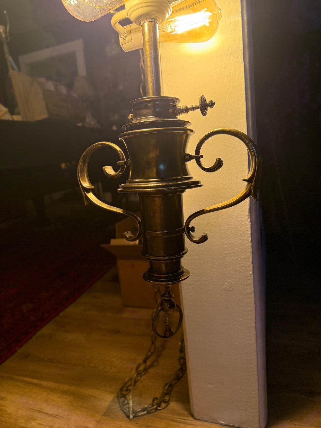 American Colonial Revival Pendant Light c.1920s–1930s