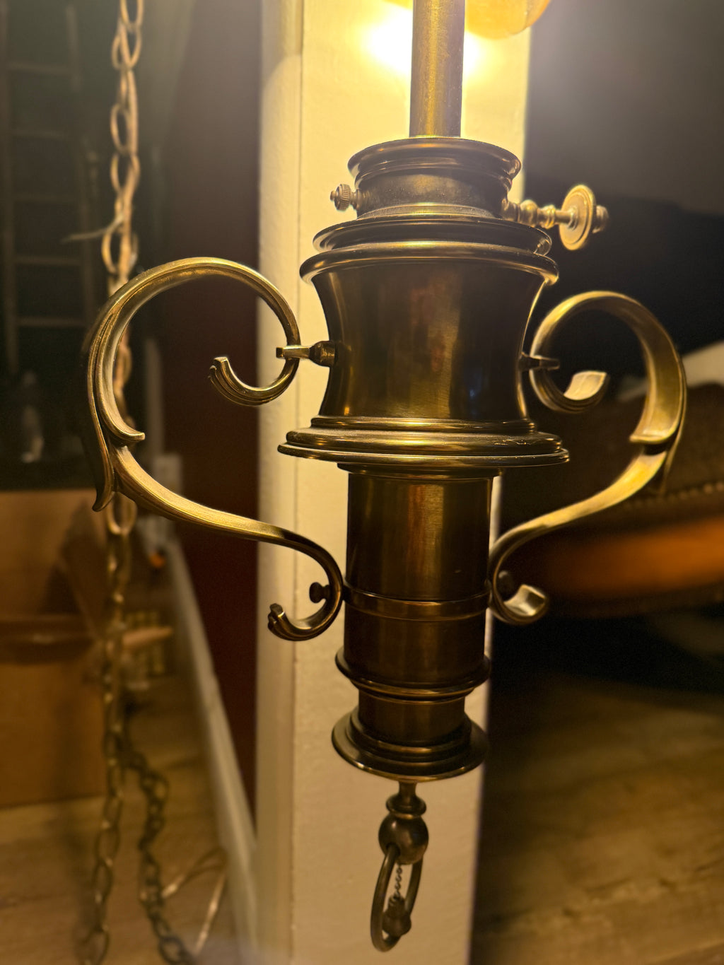 American Colonial Revival Pendant Light c.1920s–1930s