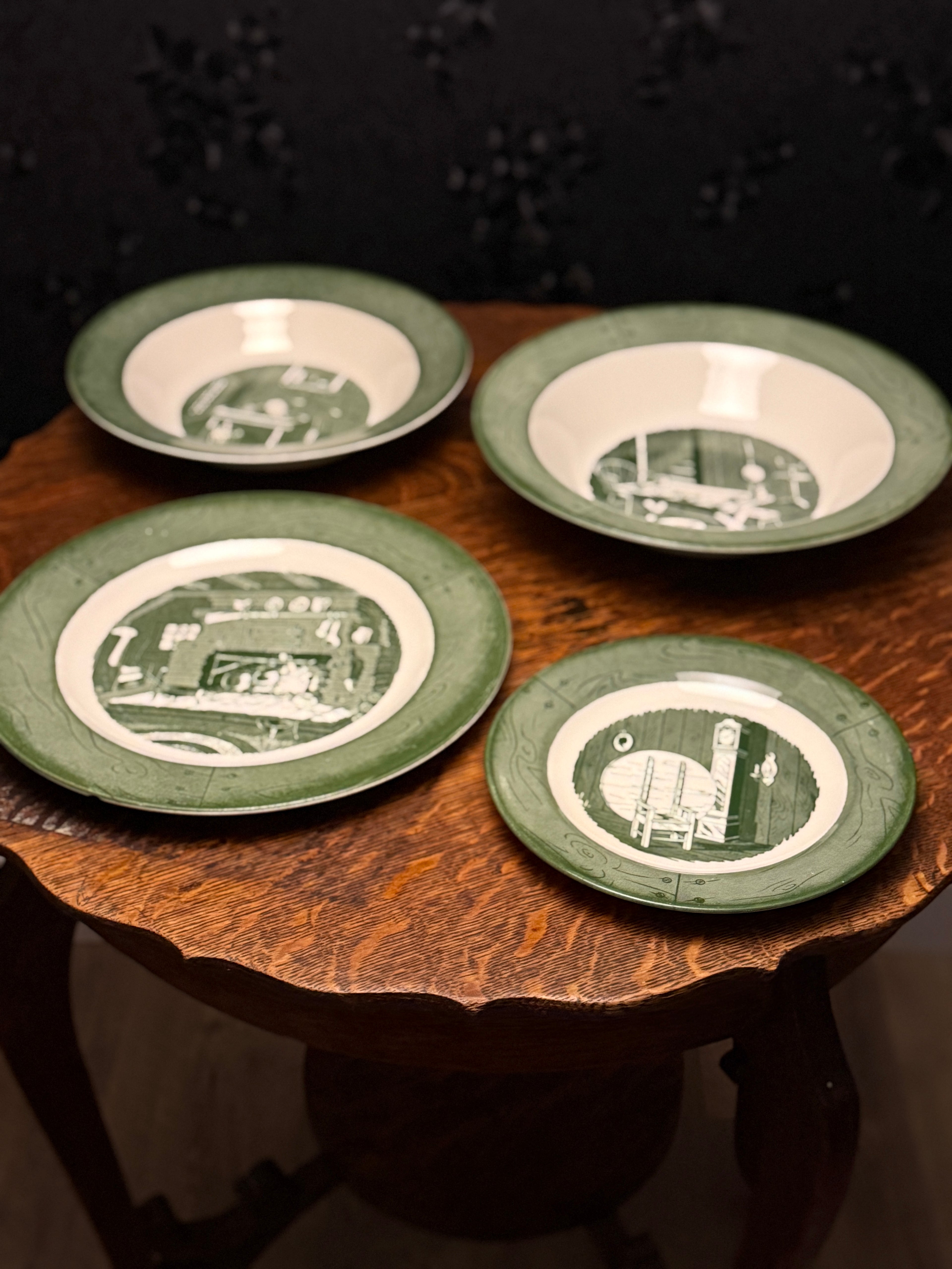 “Colonial Homestead” Dinnerware by Royal China Co., Sebring, Ohio — Circa 1950