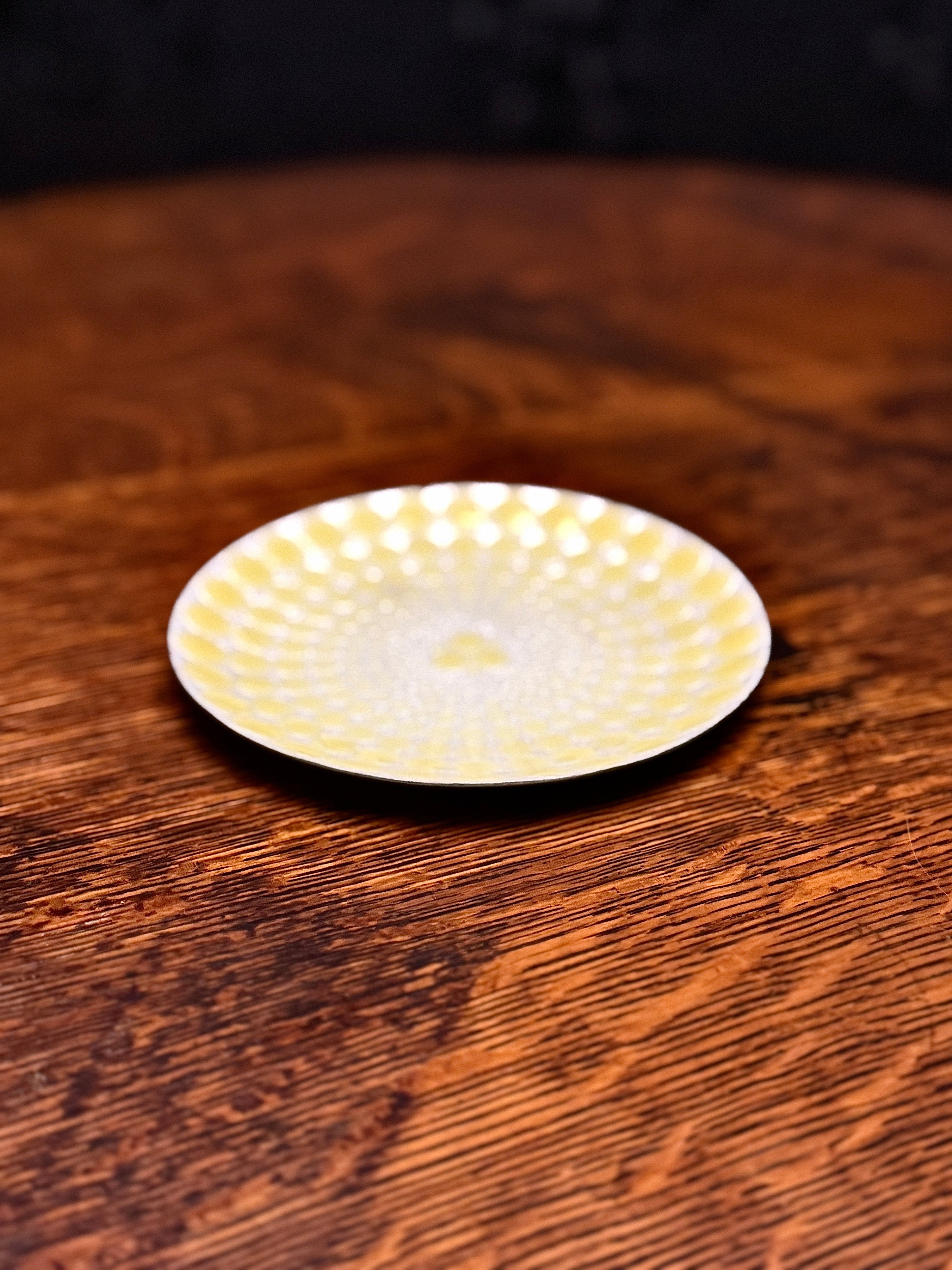 Mid-Century Modern Enamel Dish — Finel Arabia (Kaj Franck, Finland), Circa 1960–1965