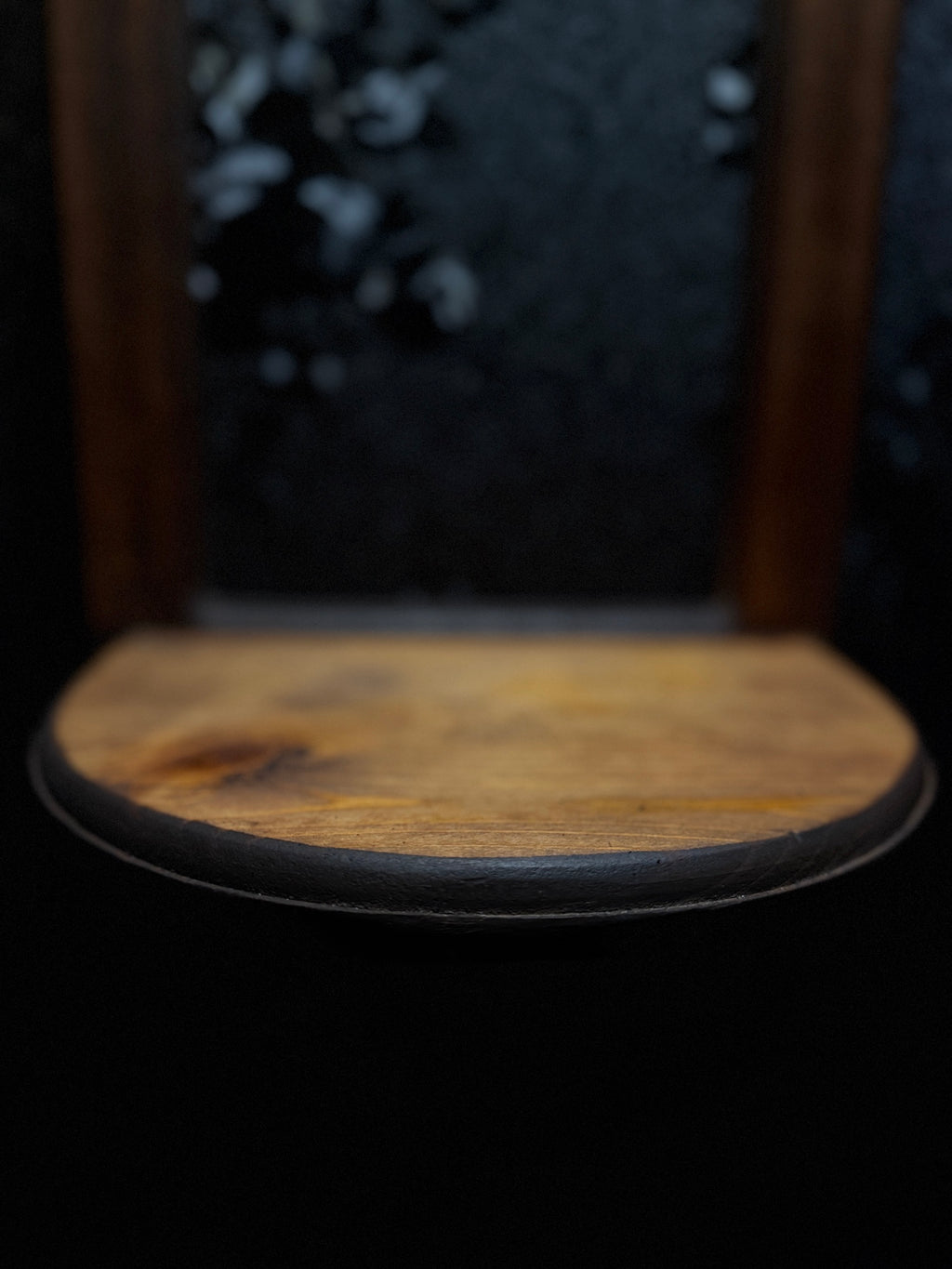 Late-Victorian Gothic Tracery Demilune Wall Bracket Shelf (Pine), c. 1885–1905