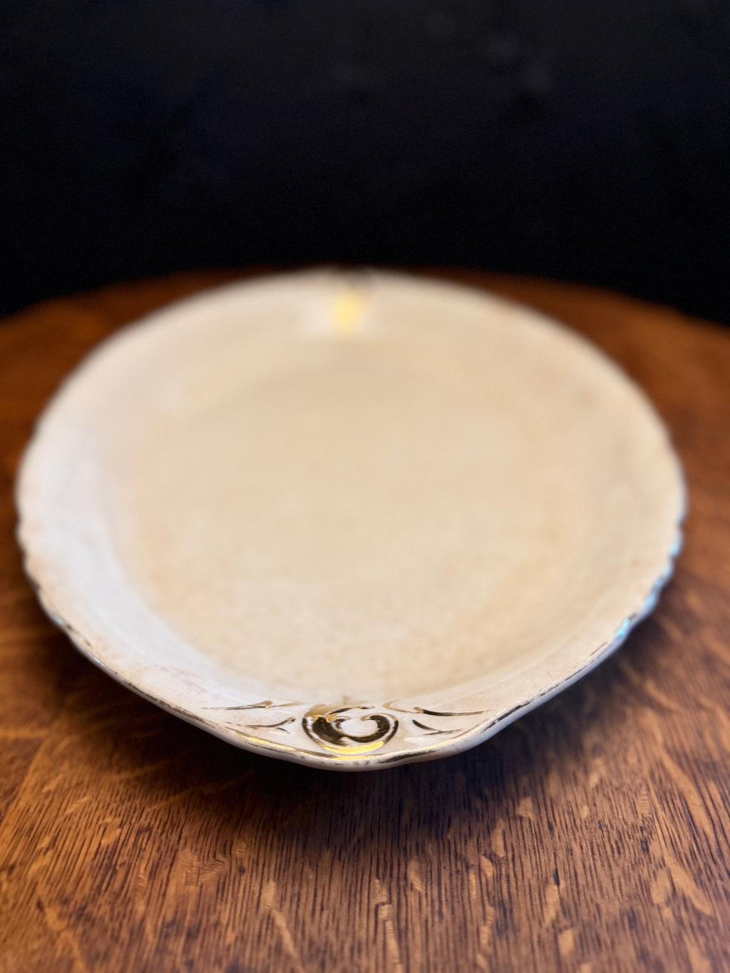 Mid-Century “Colonial Homestead” Oval Serving Platter by Royal China (USA), c. 1950s