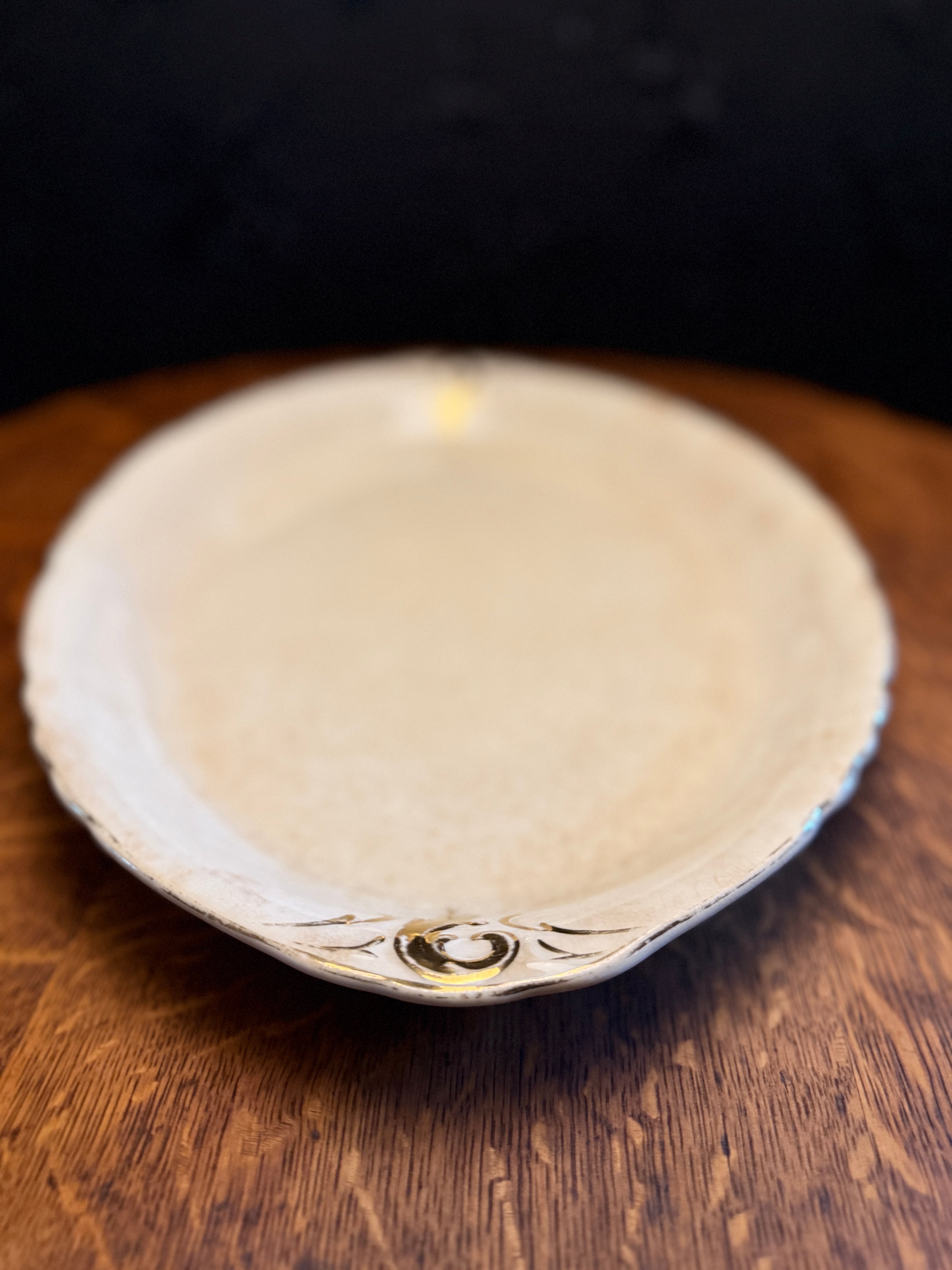 Mid-Century “Colonial Homestead” Oval Serving Platter by Royal China (USA), c. 1950s