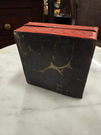 Antique Chinese Red Cinnabar-Style Lacquer Box, c. 1900–1930s