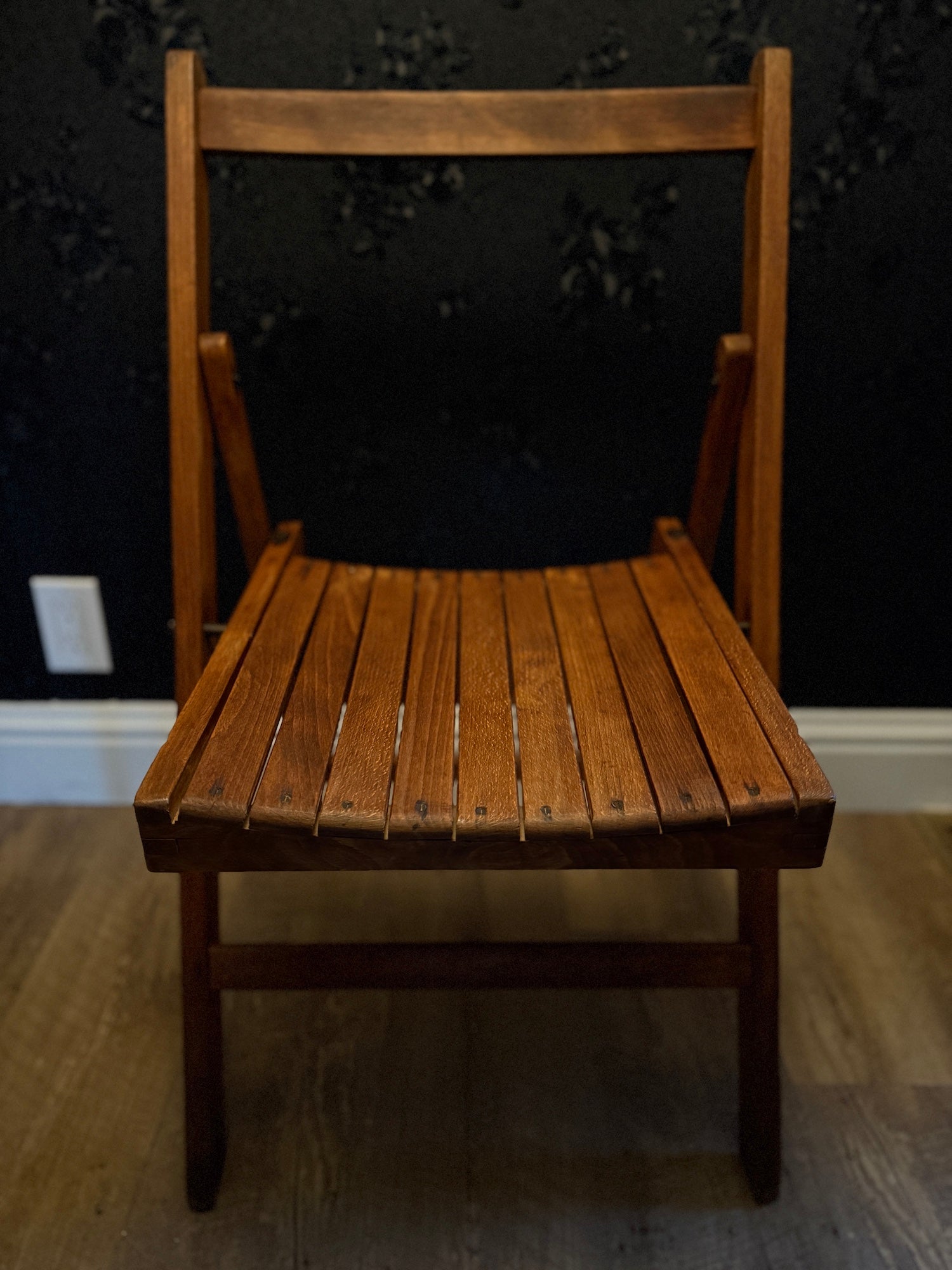 Early Postwar Slatted Wood Folding Chair, c. 1947–1959