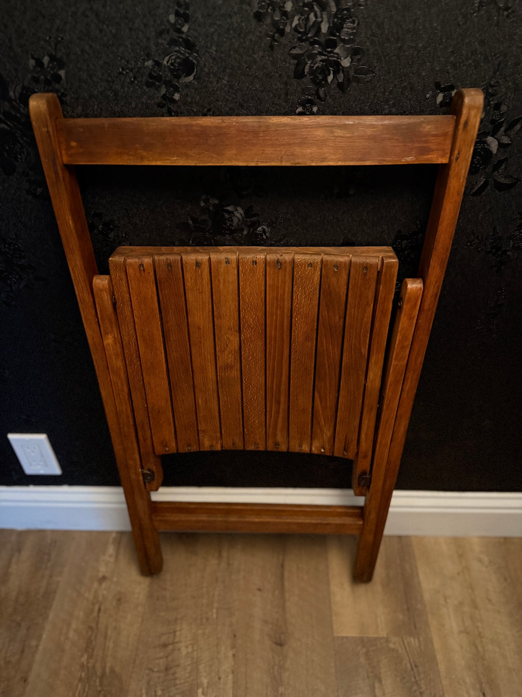 Early Postwar Slatted Wood Folding Chair, c. 1947–1959