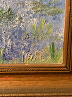 Unsigned Texas Bluebonnet Landscape Painting, c. 1930s–1940s
