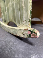 Vintage Folk Painted Cottage Child’s Rocking Chair, c. 1920s–1940s