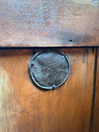 Antique Primitive Pine Cottage Buffet Cabinet, c. 1890s–1910s