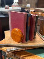 Pair of Western Juniper Bookends by Western Juniper Novelty Co., Bend Oregon, Circa 1940s–1950s