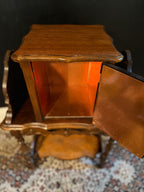 Oak Smoking Cabinet with Copper-Lined Interior, Mohican Furniture Shops (Poughkeepsie, NY. c 1910-1915)