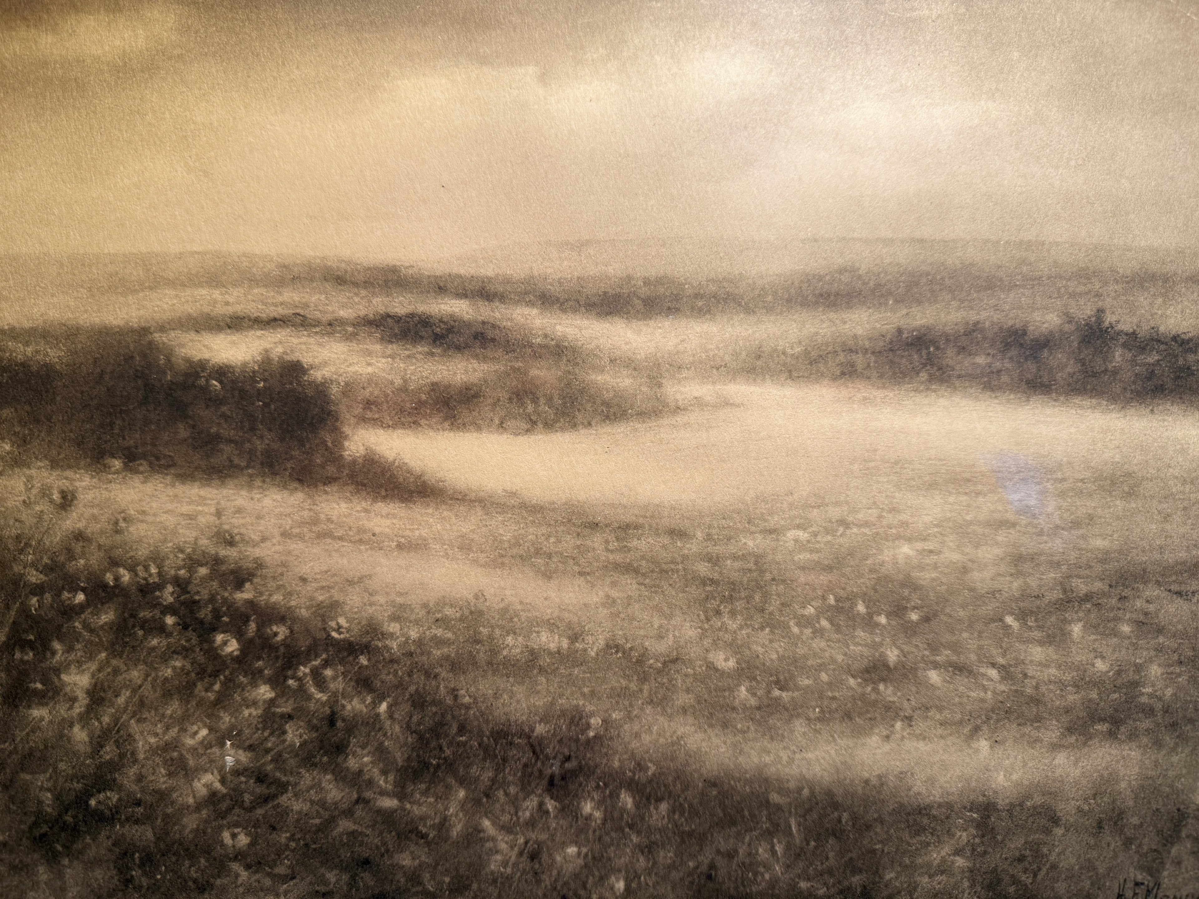 H. F. Mangold for John Drescher Co., New York – Tonalist Landscape Photogravure, c. 1908–1918